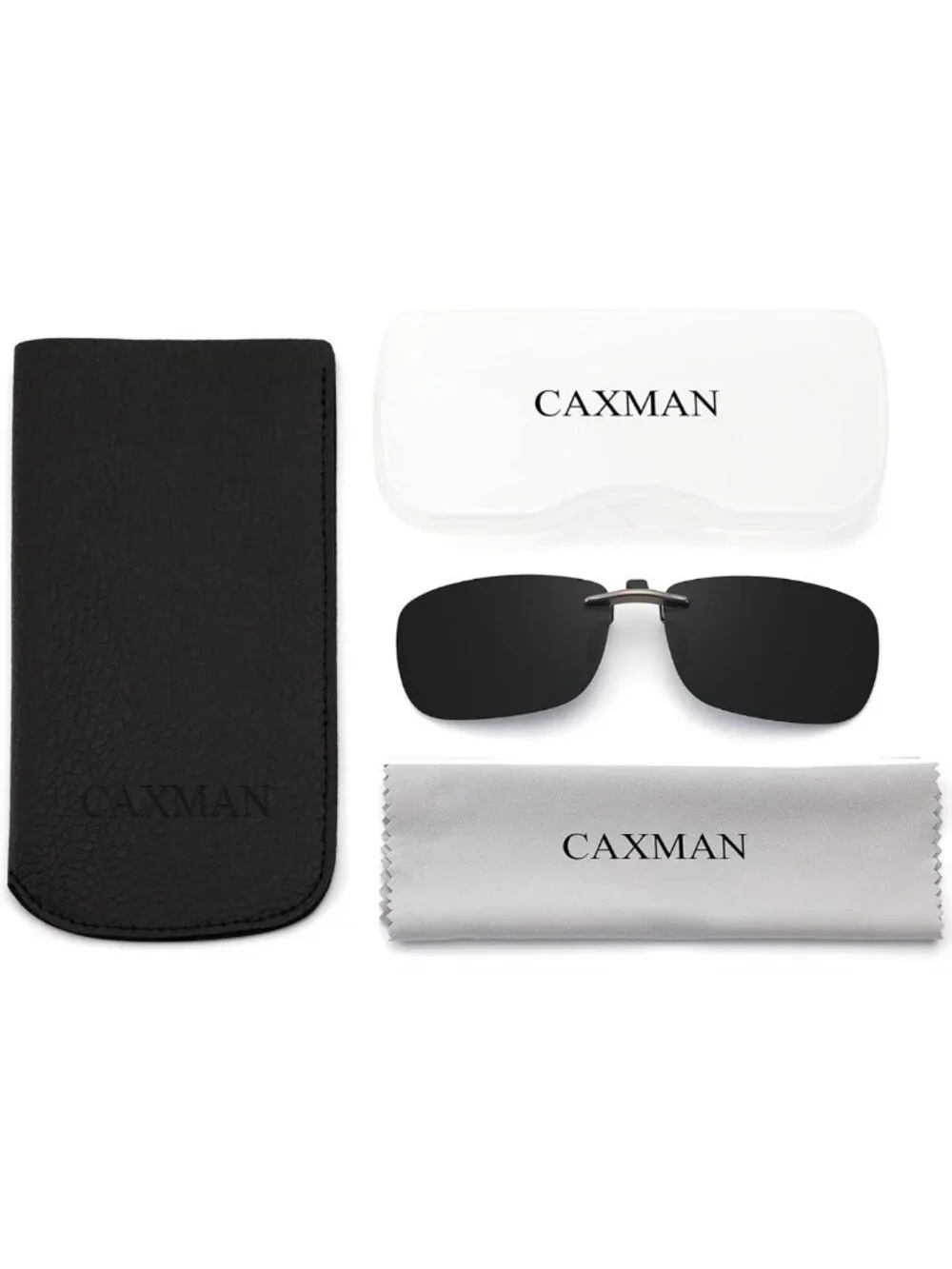 Polarized Clip-On Sunglasses for Prescription Glasses - Compact Fit for Men